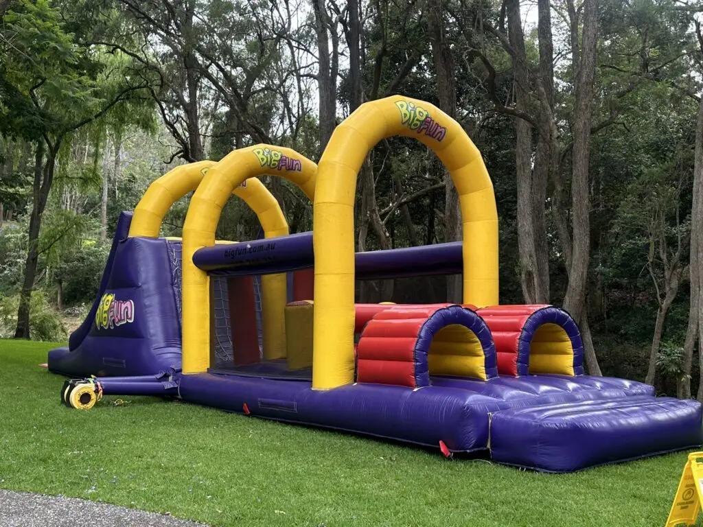 obstacle Course in rainforest